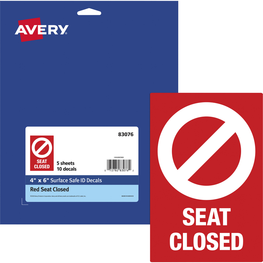 DECALS;SEAT;CLOSED